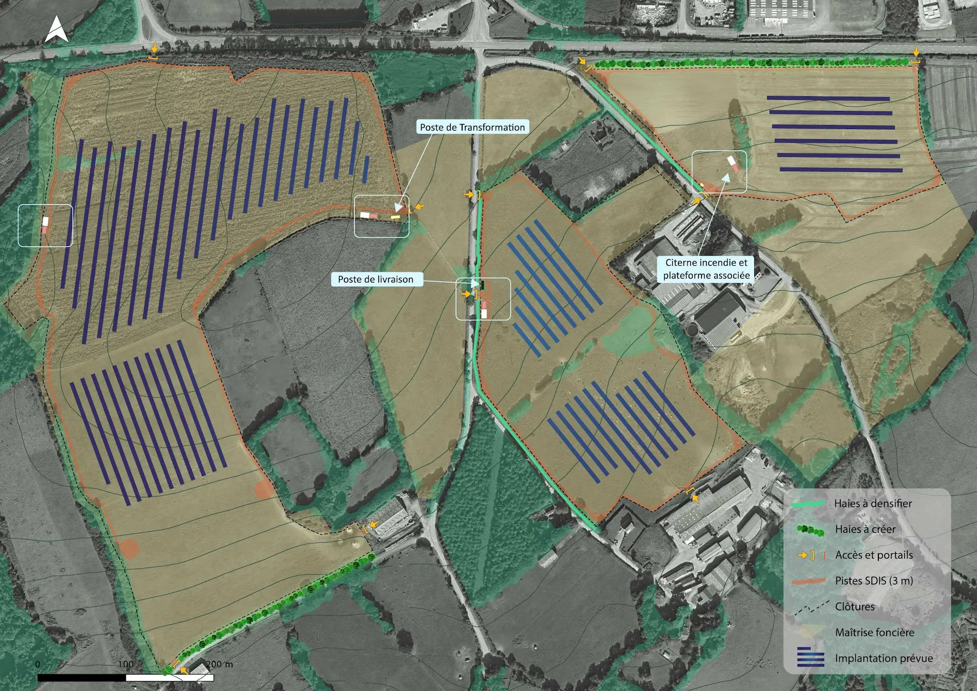Carte d’implantation